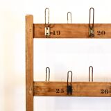 1940's school coat rack