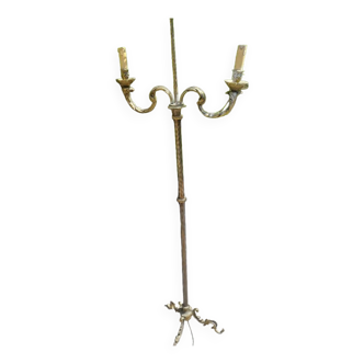 Candelabra brass luminaire