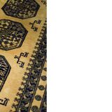 Handwoven Afghan Ersari oriental rug, 1930