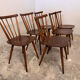 Set of 6 Fanett bistro chairs from the 1960s.