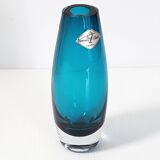 Vintage crystal vase from Vannes 1960