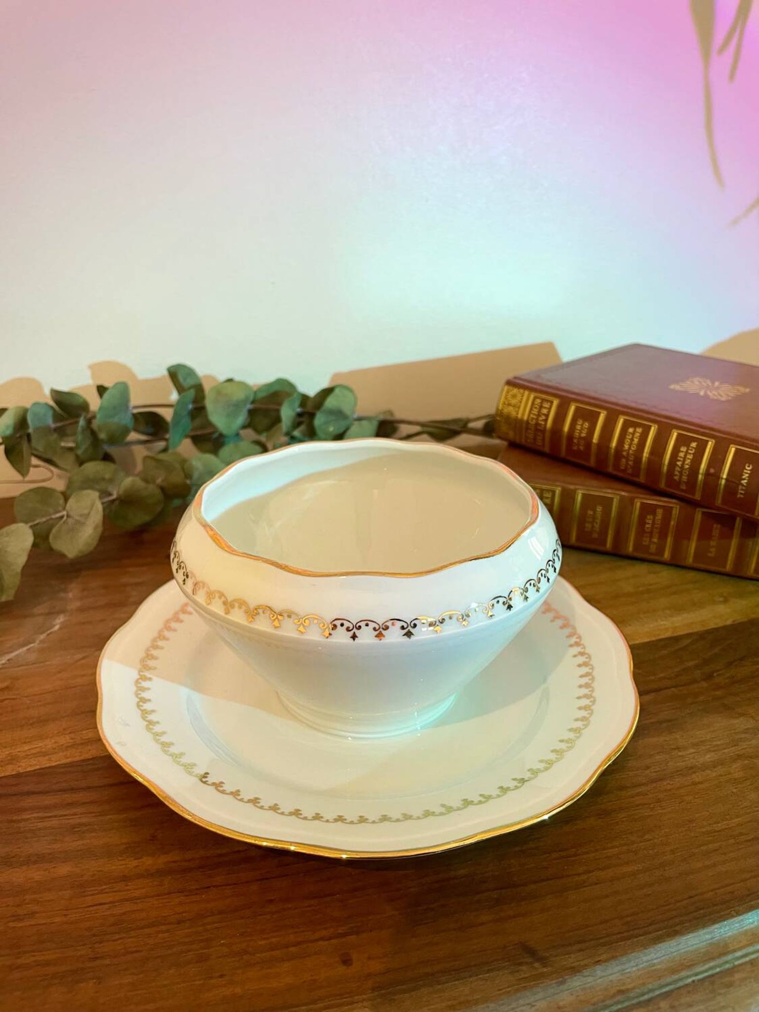 SEP porcelain gravy boat