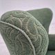 1960s, Danish armchair, original condition, furniture fabric, beech wood legs.