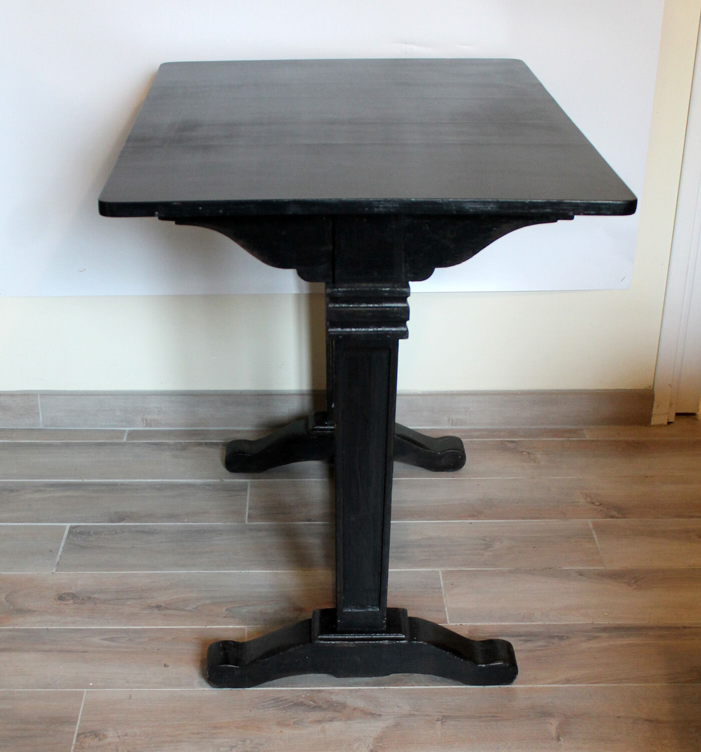 Black bistro table