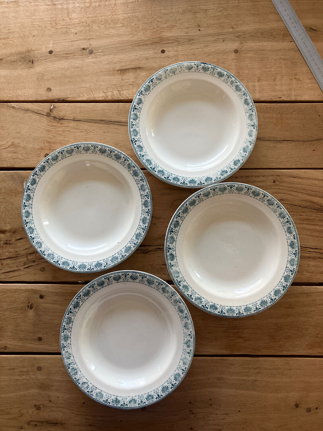 Assiettes terre de fer