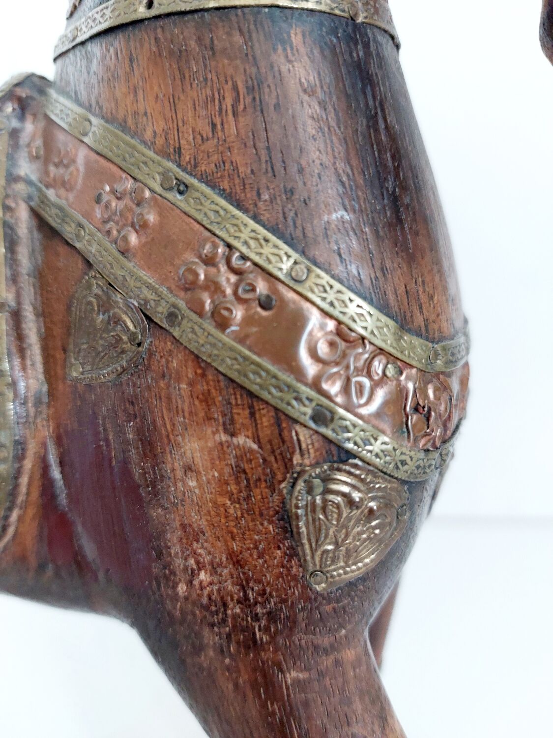 Cheval vintage en bois Inde