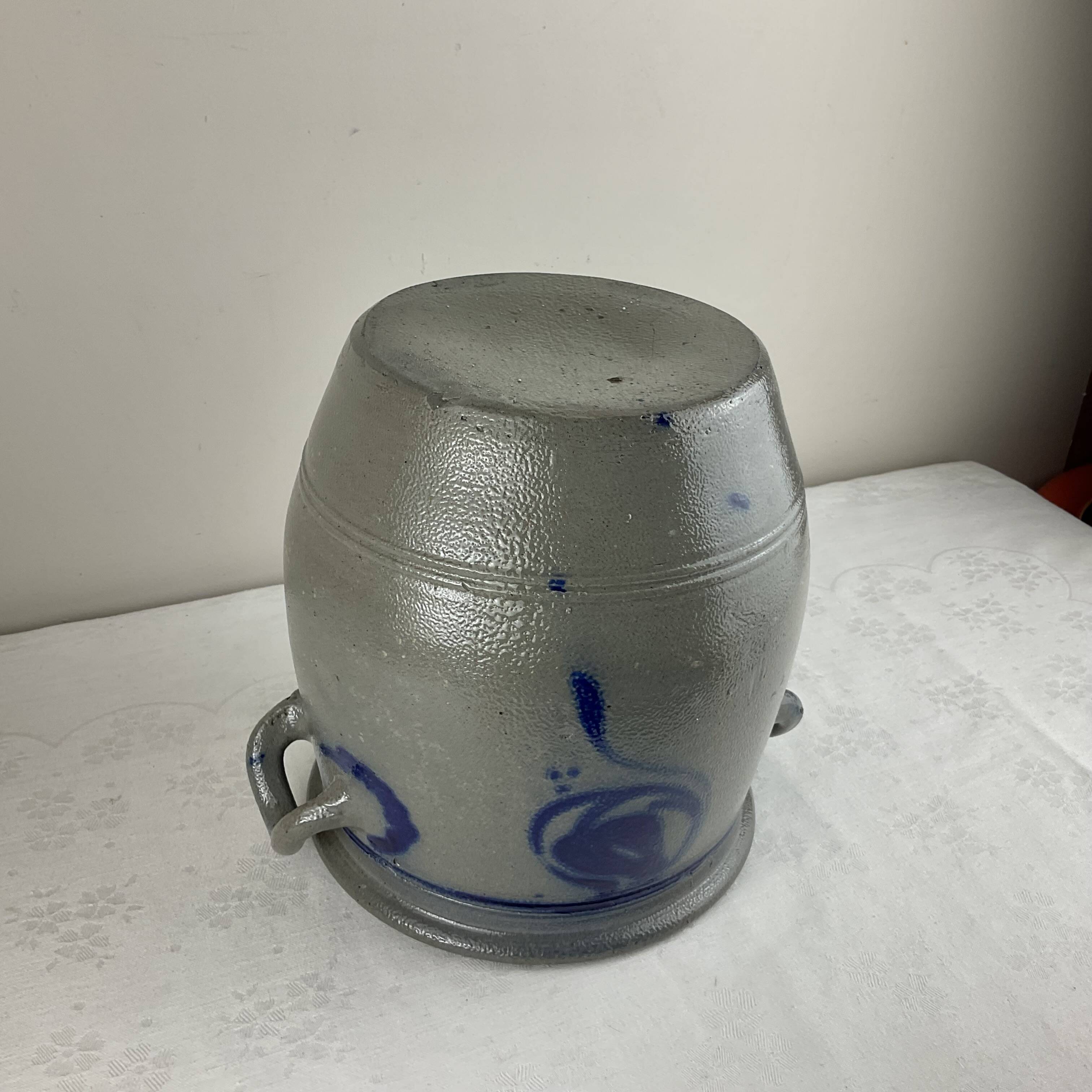 Very old Alsace stoneware storage jar