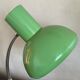 Large vintage desk lamp in articulated pistachio aluminum