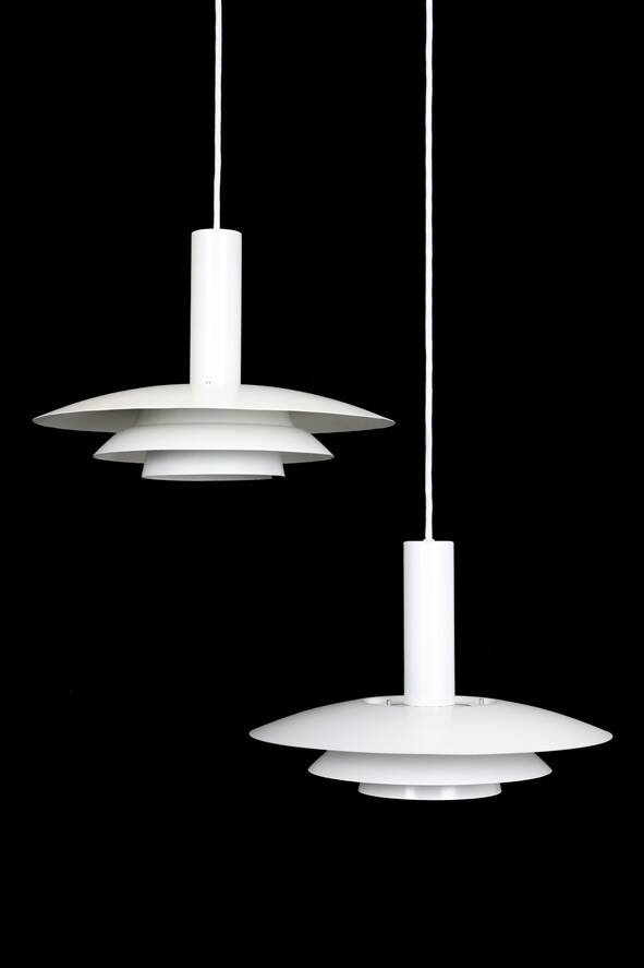 Filigree mid-century pendant lamp / Danish modern design / 1960s / 1970s