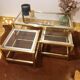 Tables gigognes Rochebobois vintage