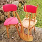 red "heart" bitrot chairs