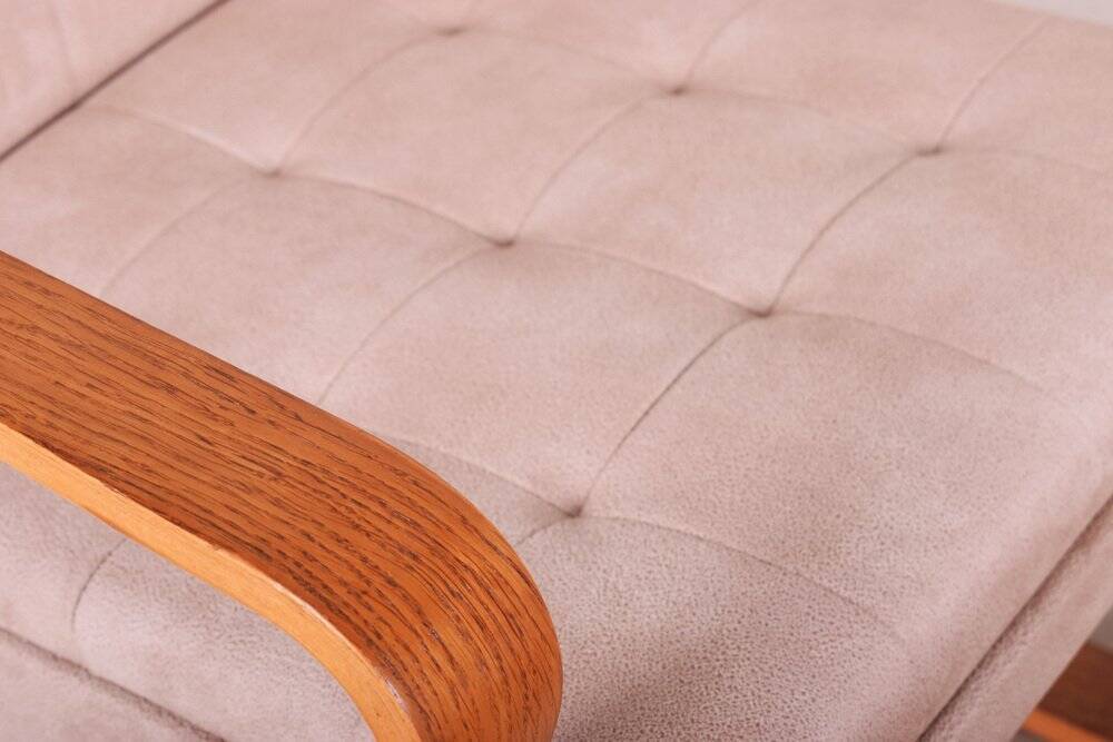 Set of Mid-Century Lounge Set in Oak, 1960s