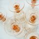 6 verres à vin Rosaline Luminarc Arcoroc France - vintage années 80