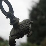 Pair of vintage candlesticks, baroque rococo style.