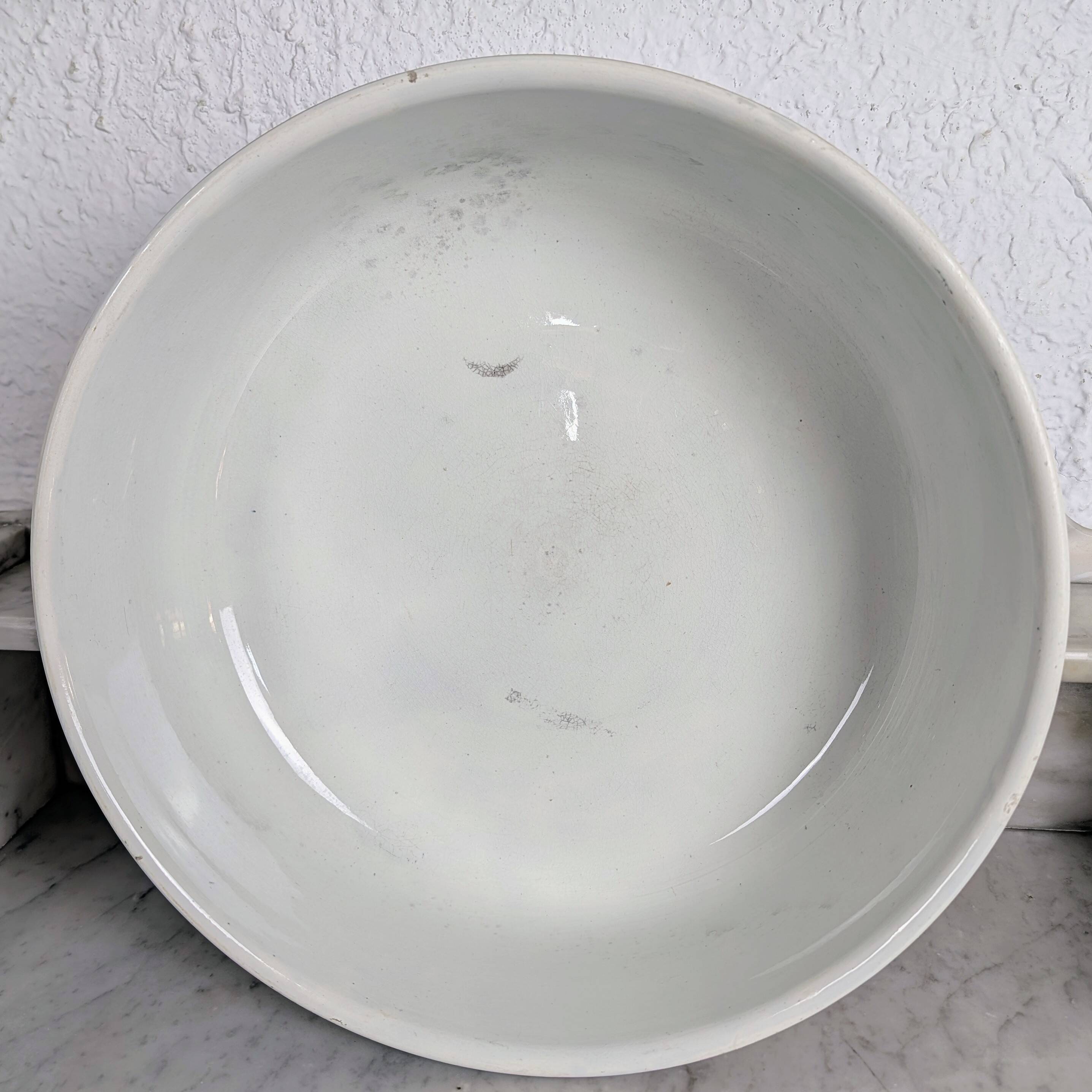 Toilet basin Faïencerie de Castres - "Blackberries" decor