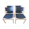 Série de 4 chaises design de Thygensen et Sorensen