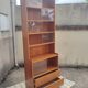 Bibliothèque meuble de rangement vitrée