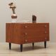 Commode en teck, design scandinave, années 1970, fabrication : ÆJM Møbler