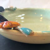 Paris ceramic dish with slip decoration, by Suzy Coste