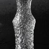 Mid-Century Pressed Glass Vase by Václav Hanuš: Czech Retro Decor