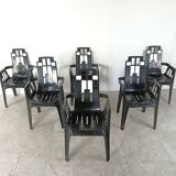 Boston Chairs by Pierre Paulin for Henry Massonnet, 1988, Set of 6
