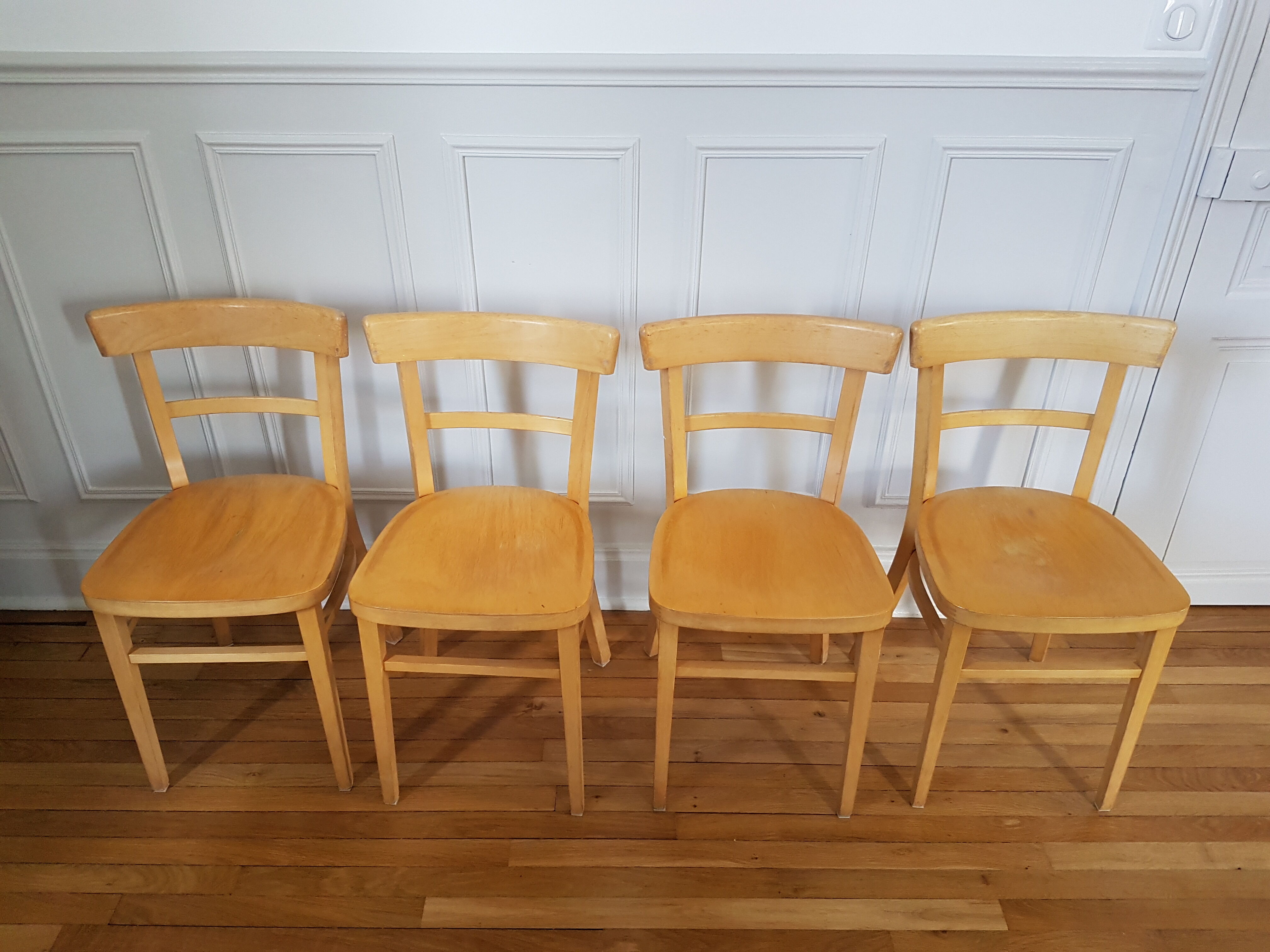 Lot de 4 chaises de bistrot