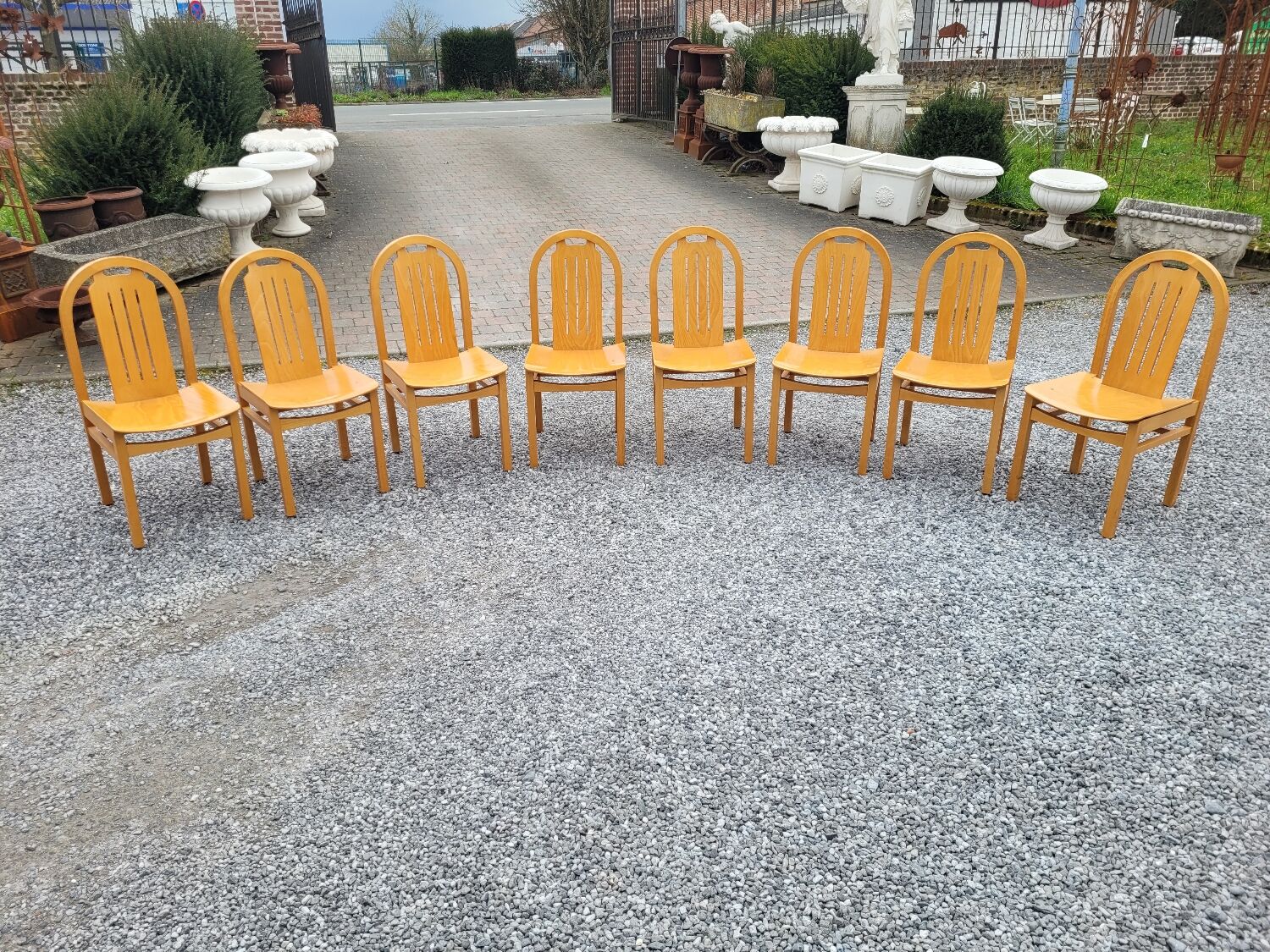 8 Baumann chairs from the 70s