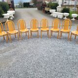 8 chaises baumann des années 70