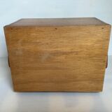 Wooden storage box dovetail mounting