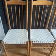 Rare ensemble de six chaises modele"Racine" de Roche Bobois.