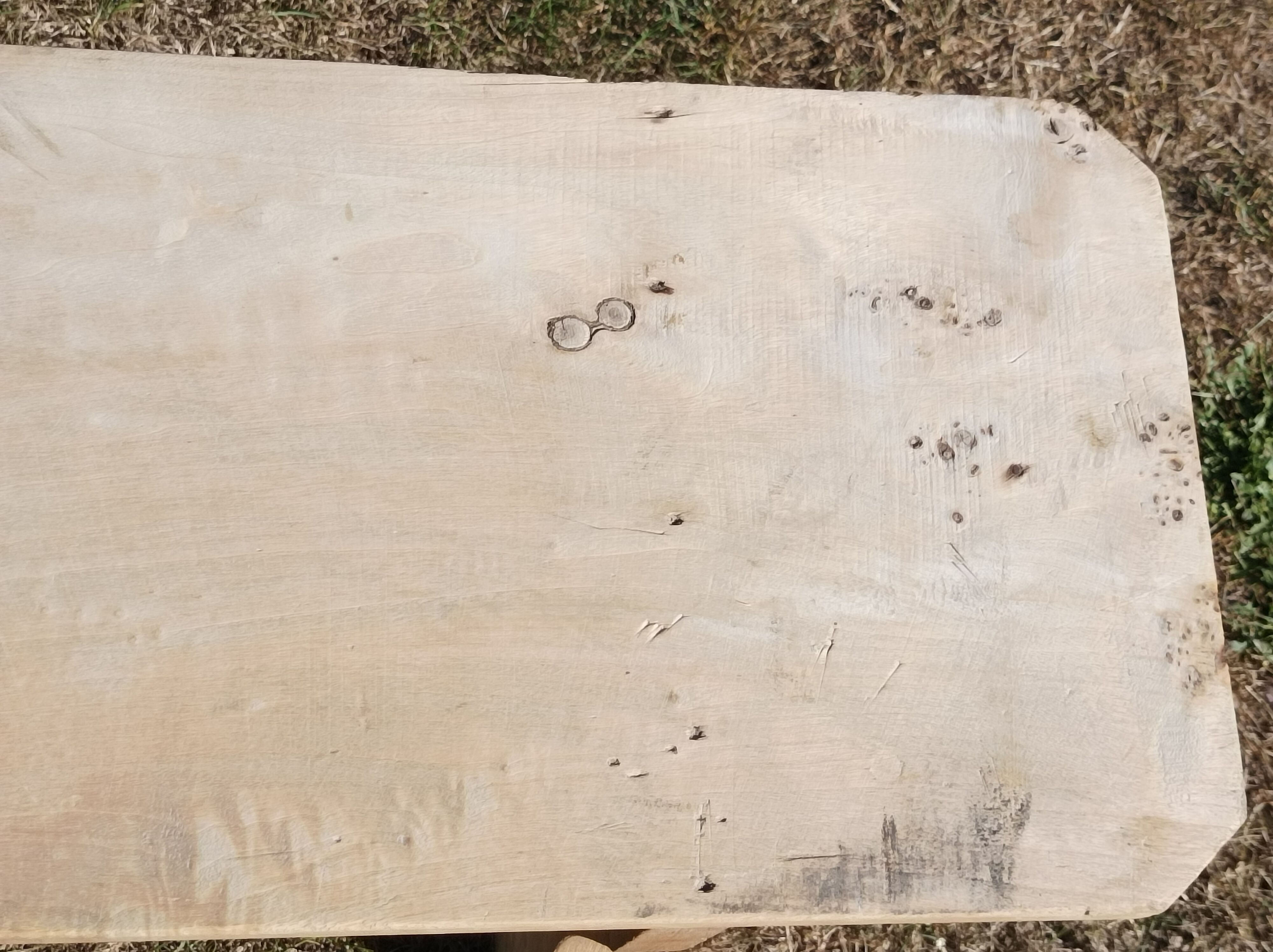 Bancs de ferme en peuplier