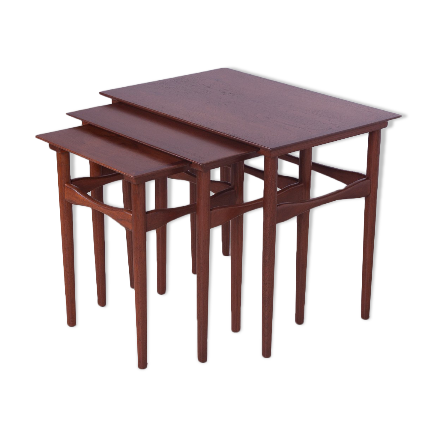 Danish nesting tables by Poul Hundevad for Fabian, 1960s, Set of 3