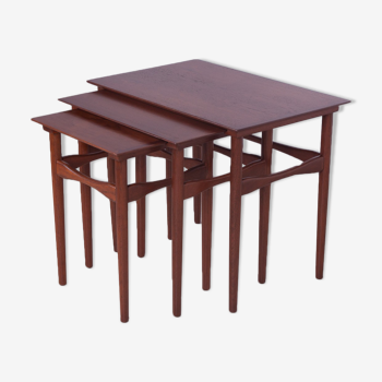 Pull out tables by Poul Hundevad for Fabian, 1960