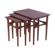 Danish nesting tables by Poul Hundevad for Fabian, 1960s, Set of 3