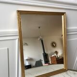 Gilded wooden mirror 50s