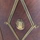 Bureau a caissons de style Empire en acajou et placage XX siècle