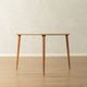 Elegant side table from the 1960s with triangular silhouette, teak wood