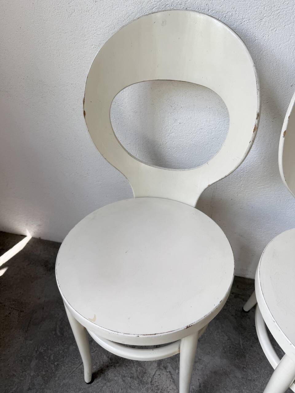 Set of 4 Baumann bistro chairs, Mouette model