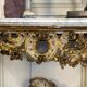 Painted and gilded wooden console, Italy, 18th century.