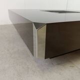 Square Alveo coffee table by Willy Rizzo, 1970s