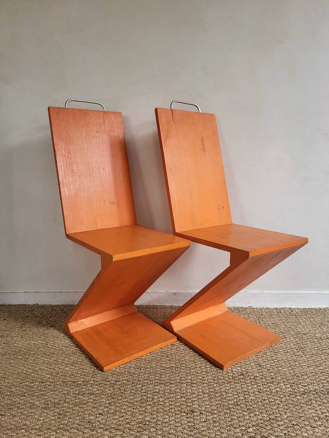 Wooden Zig Zag Chair