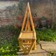 Triangle design chair 50 in bamboo