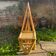 Chaise triangle design 50 en bambou