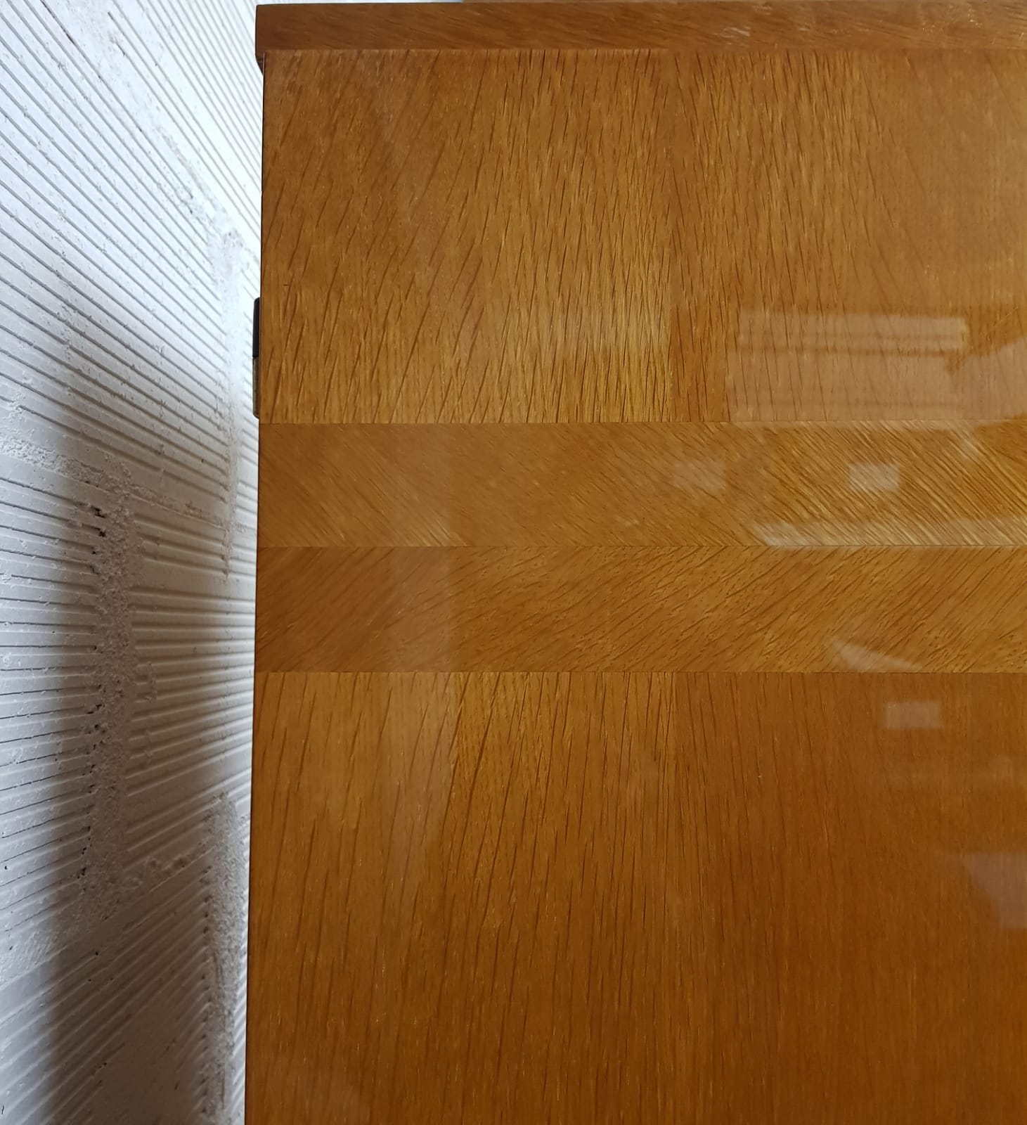 Walk-in wardrobe vintage 70s, compass, clear beech feet