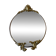 Elegant old oval mirror