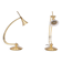 Holtkotter Brass Halogen Table lamps 1980s Germany