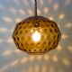 Limburg Glashutte glass hanging lamp , 1970