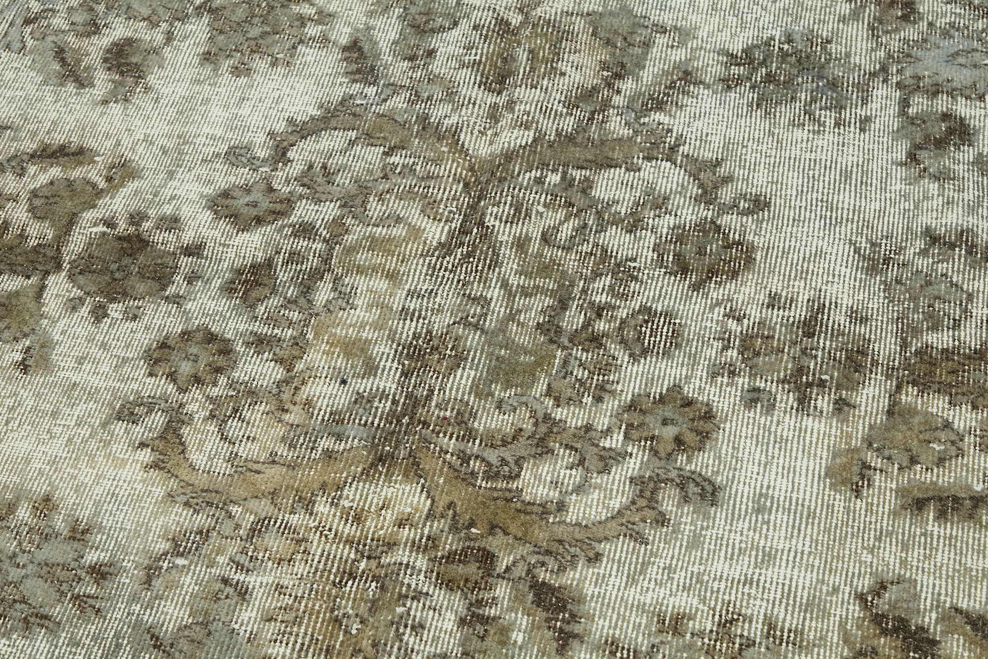 Hand-knotted vintage oriental, grey rug, 1980s, 167x254 cm