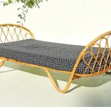 Rattan daybed basket bed