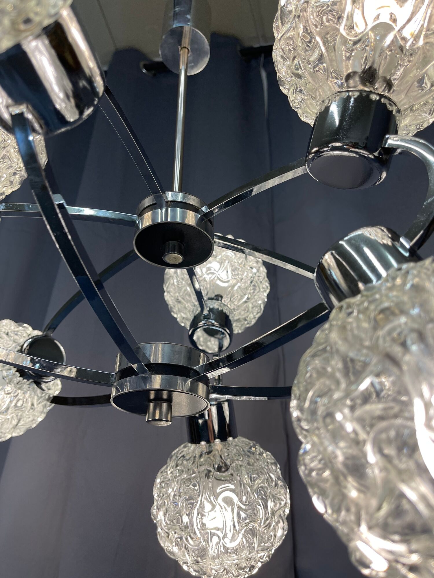 Chandelier of richard essig years 60/70 space age very good condition
